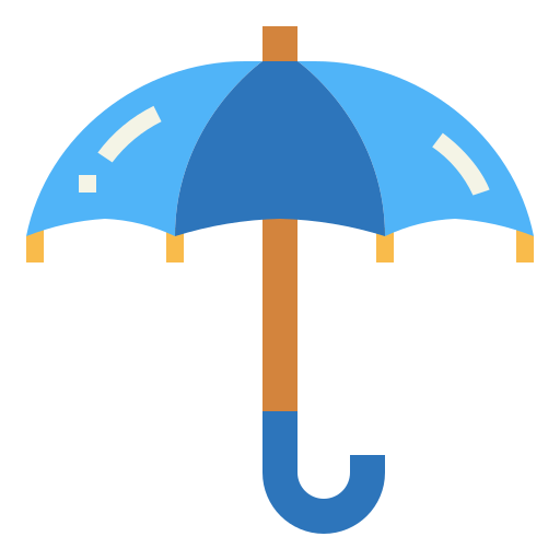 parasol Smalllikeart Flat ikona