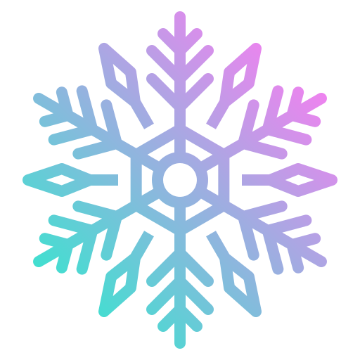 Snowflake photo3idea_studio Gradient icon