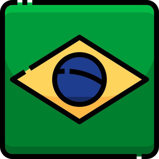drapeau brésil Justicon Lineal Color Icône