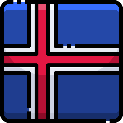 islandia Justicon Lineal Color icono