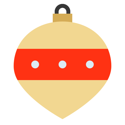 bola de navidad Generic Flat icono