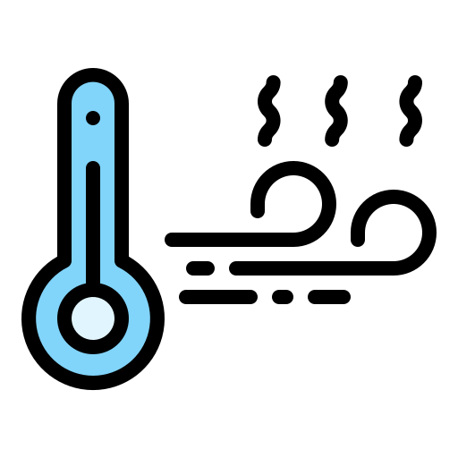 Hot weather Generic Outline Color icon