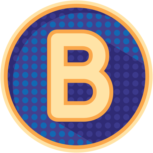 lettera b Generic Circular icona