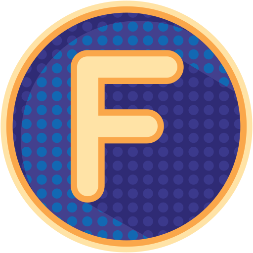 buchstabe f Generic Circular icon