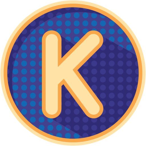 brief k Generic Circular icoon