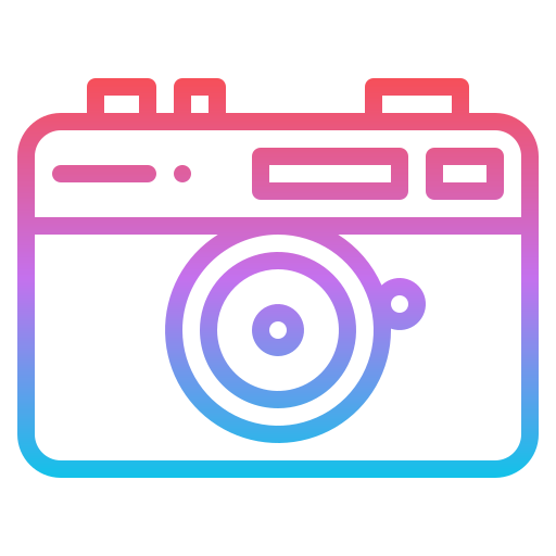 cámara Iconixar Gradient icono