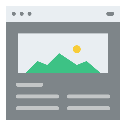 Blog Iconixar Flat icon
