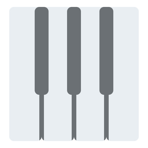 piano Iconixar Flat Ícone