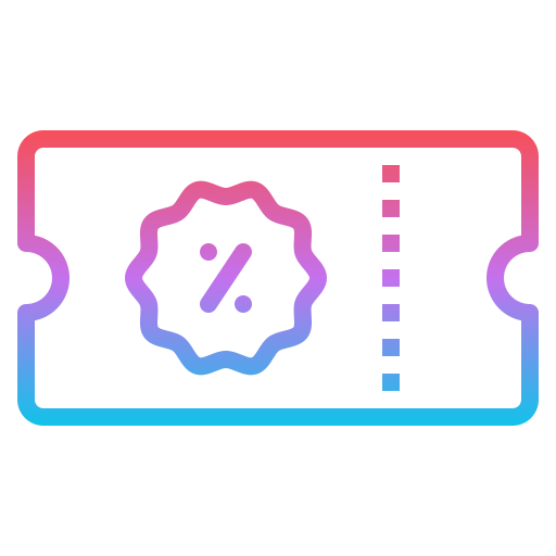 Билет Iconixar Gradient иконка