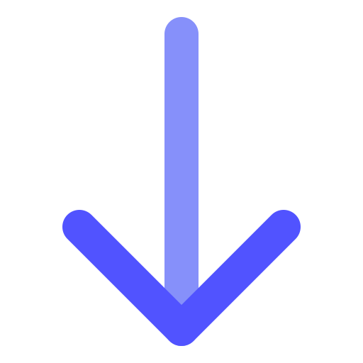 Down Iconixar Flat icon