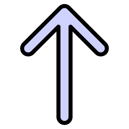 Up arrow Iconixar Lineal Color icon