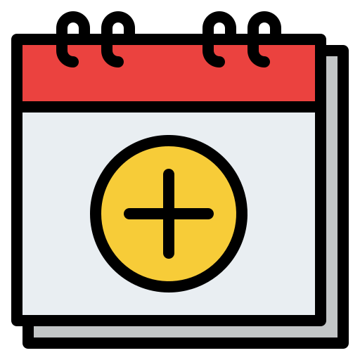 Calendar Iconixar Lineal Color icon