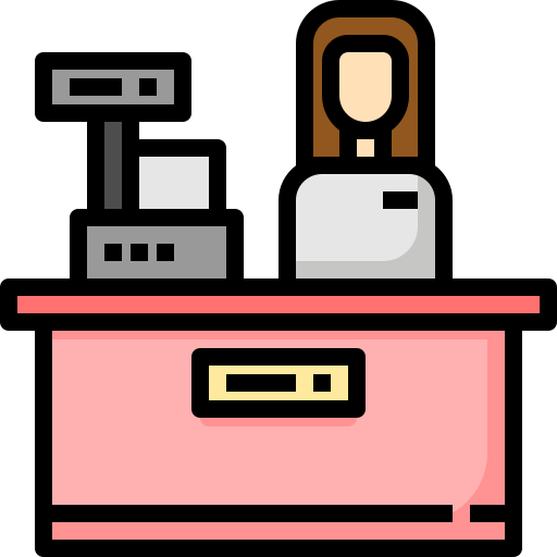 Cashier Generic Outline Color icon