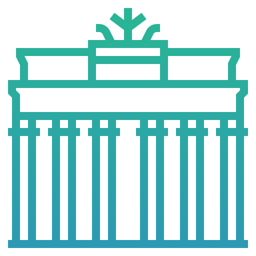 Brandenburg gate Generic Gradient icon