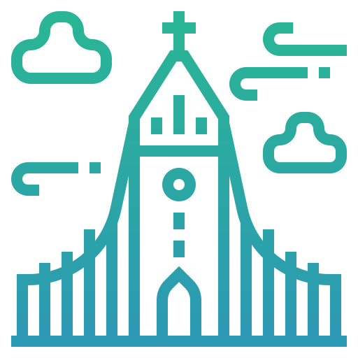 Church Generic Gradient icon