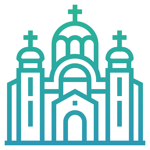 katedra świętego sawy Generic Gradient ikona