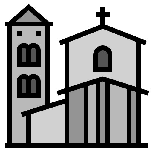 kirche Generic Outline Color icon