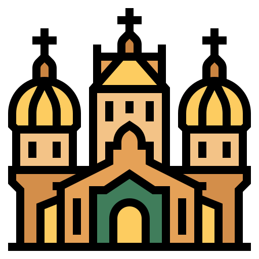 catedral Generic Outline Color icono