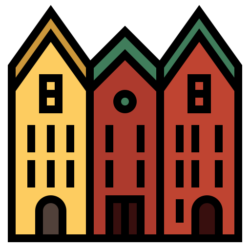 Houses Generic Outline Color icon