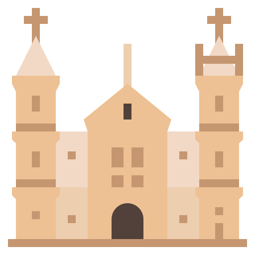 catedral Generic Flat Ícone