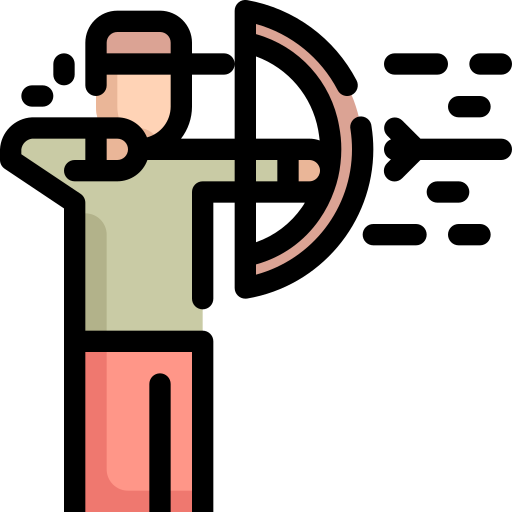 Archery Generic Outline Color icon