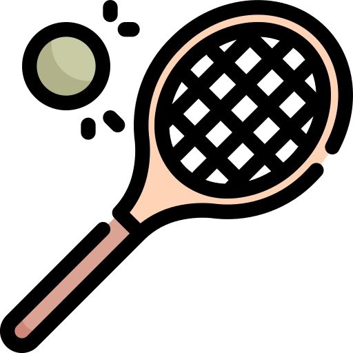 Большой теннис Generic Outline Color иконка