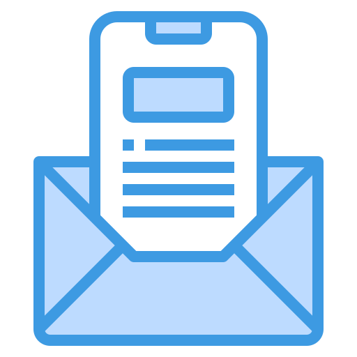 correo electrónico itim2101 Blue icono