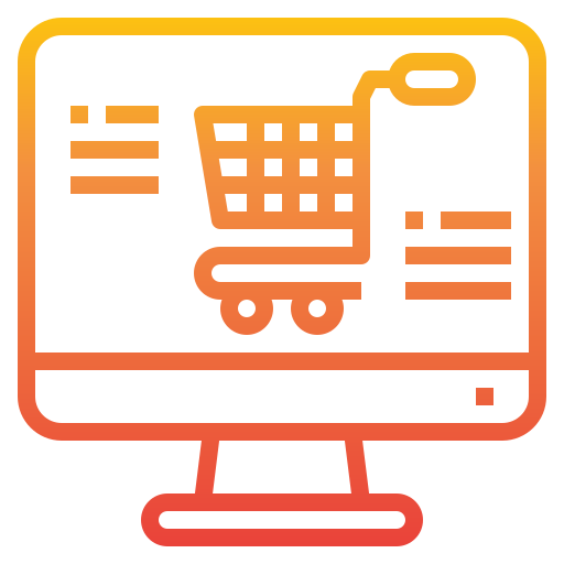 Онлайн шоппинг itim2101 Gradient иконка