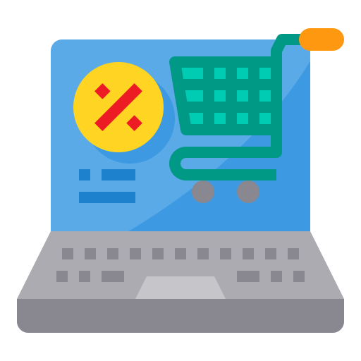 Online shopping itim2101 Flat icon