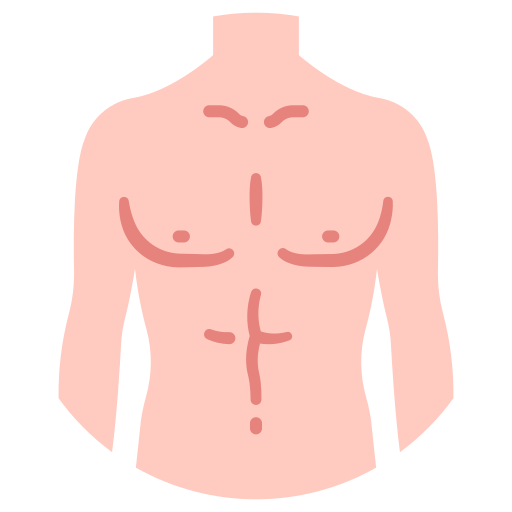 ludzkie ciało MaxIcons Flat ikona