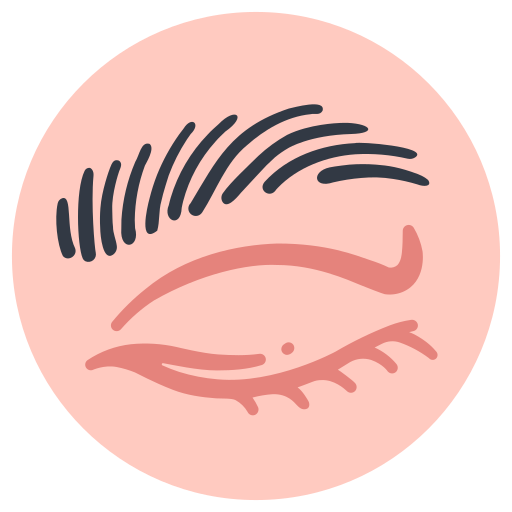 Eyebrow MaxIcons Flat icon