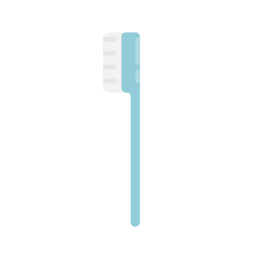 szczoteczka do zębów Generic Flat ikona