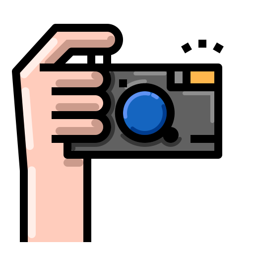 Camera PMICON Lineal color icon