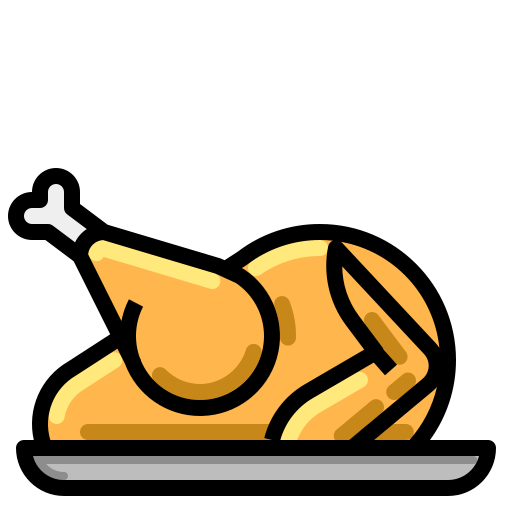 pollo arrosto PMICON Lineal color icona