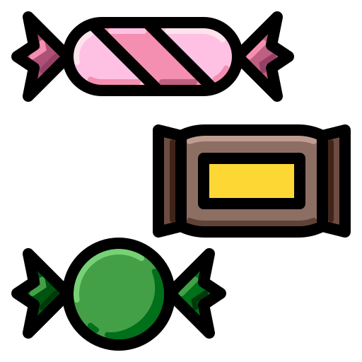 caramelo PMICON Lineal color icono