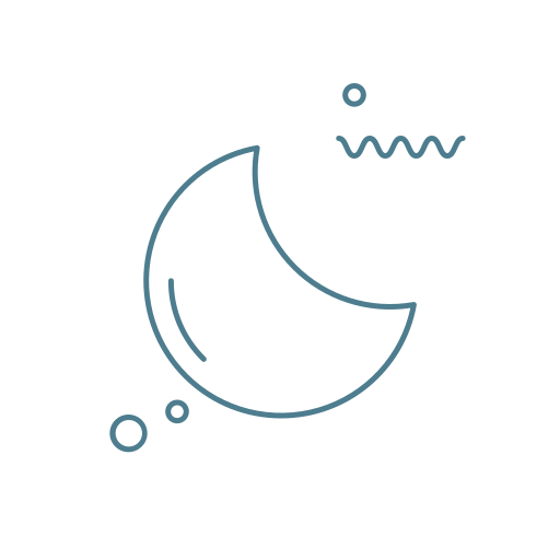 luna Generic Thin Outline icono