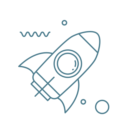Rocket Generic Thin Outline icon