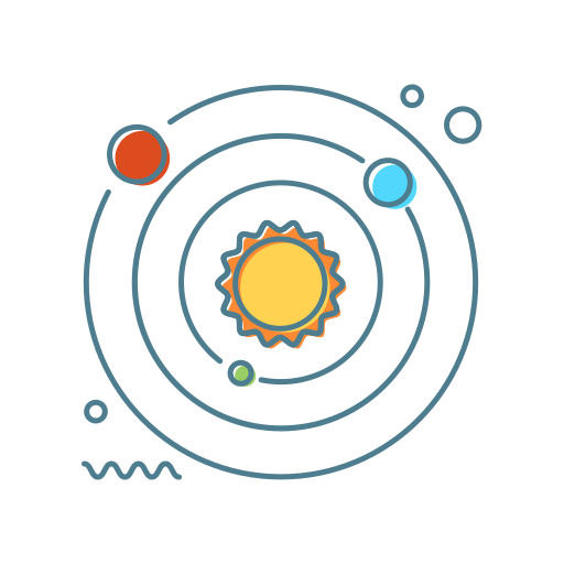 sistema solar Generic Color Omission icono