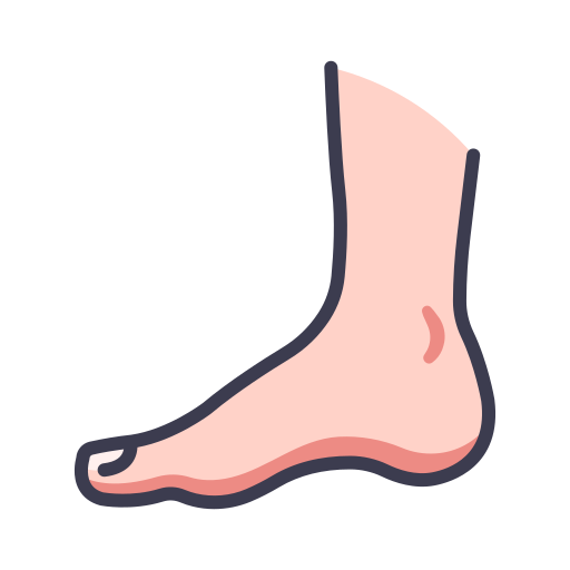 Нога MaxIcons Lineal color иконка