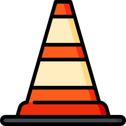cono di traffico Special Lineal color icona