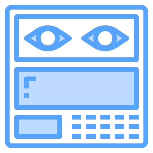 Eye scan Catkuro Blue icon