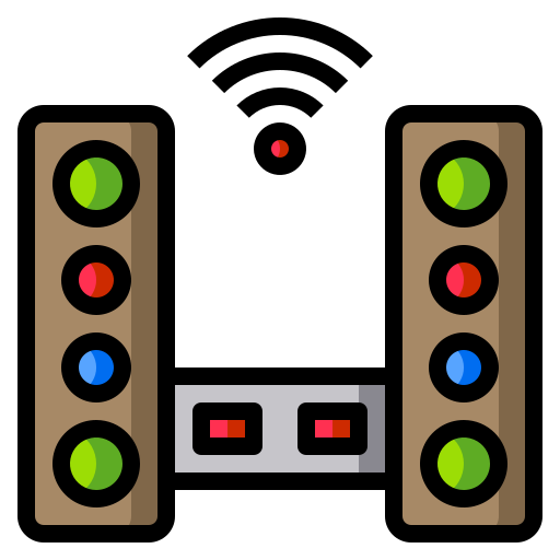 Home theater Catkuro Lineal Color icon