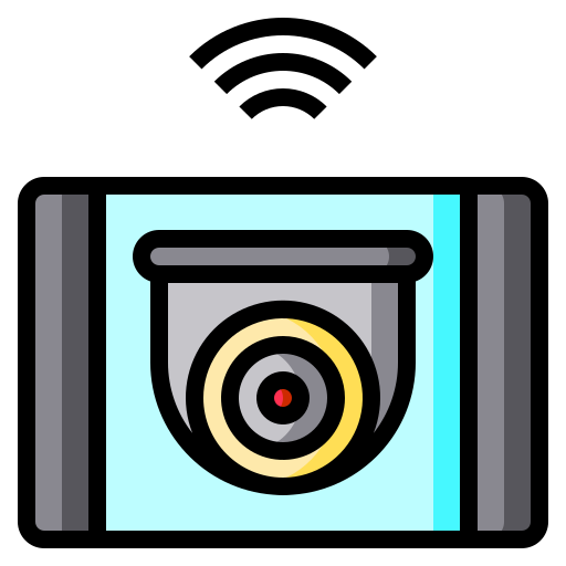 Surveillance Catkuro Lineal Color icon