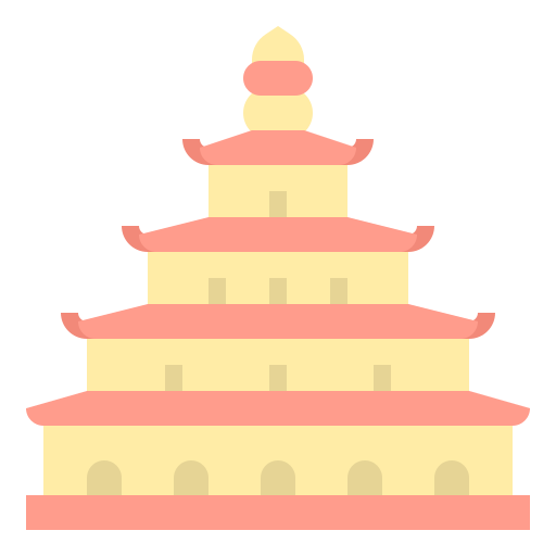 Pagoda Linector Flat icon