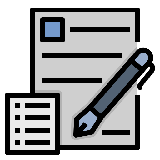 Paperwork Noomtah Lineal color icon