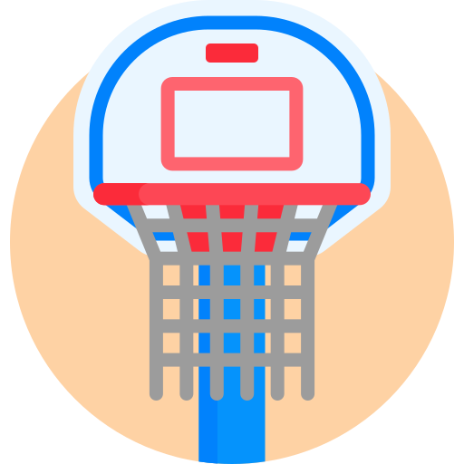Баскетбольное кольцо Detailed Flat Circular Flat иконка