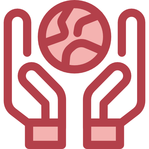 Ökologie Monochrome Red icon