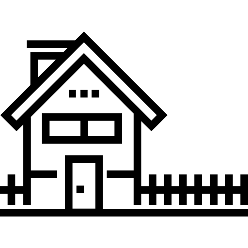 家 Detailed Straight Lineal icon