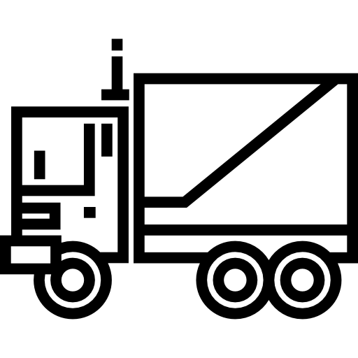 Truck Detailed Straight Lineal icon