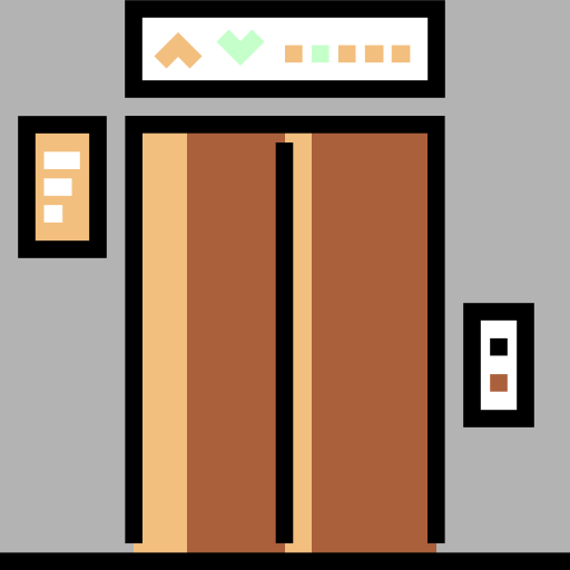 Лифт Detailed Straight Lineal color иконка